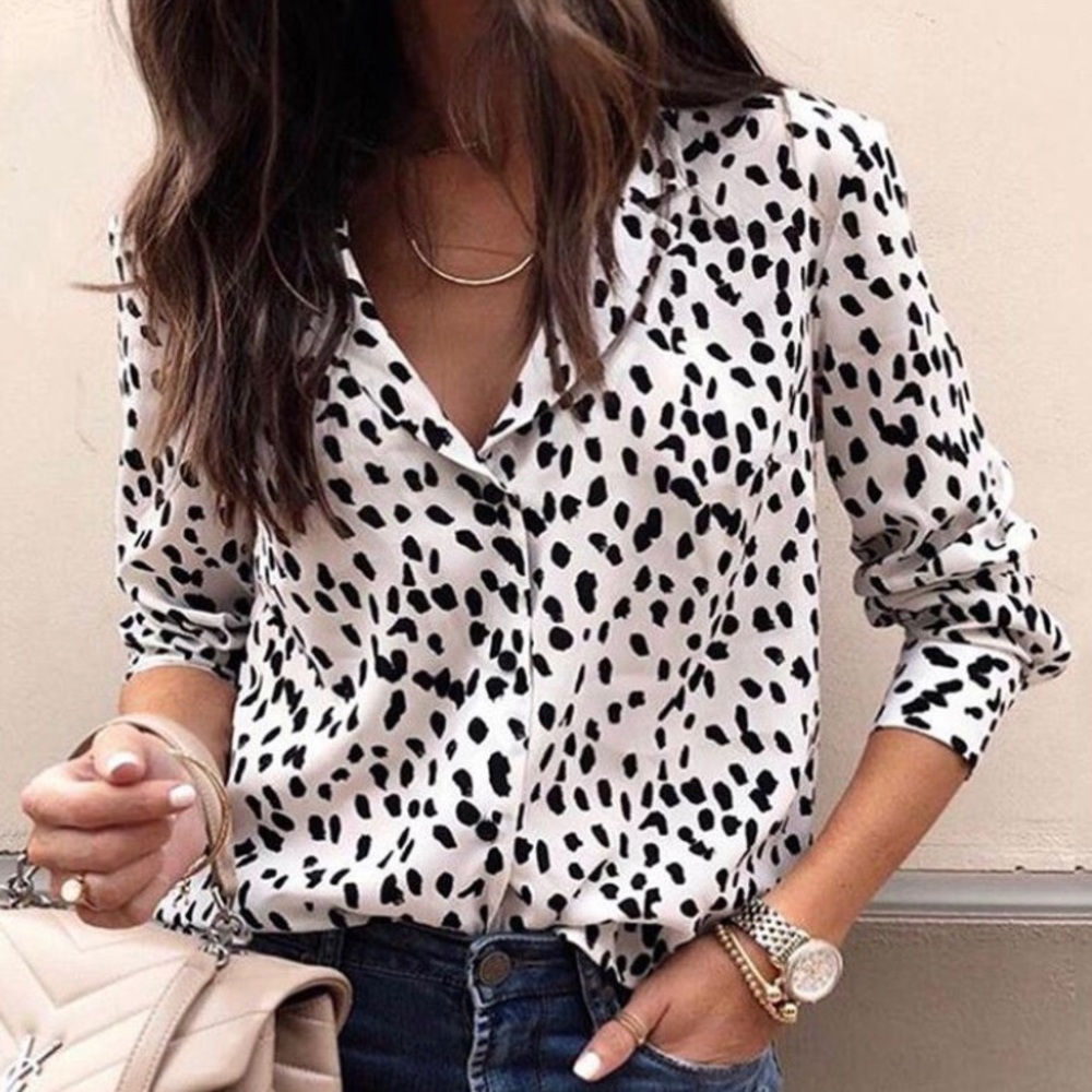 Leopard blouse - Picture 2 of 3